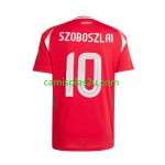 Camisolas de futebol Hungria Dominik Szoboszlai 10 Equipamento Principal Euro 2024 Manga Curta